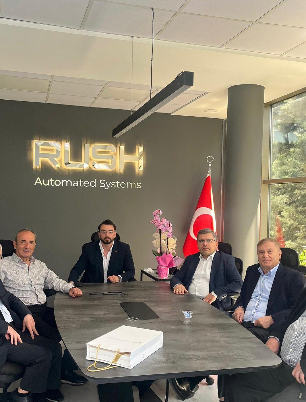 RUSH Automated Systems founders and partners at the company headquarters