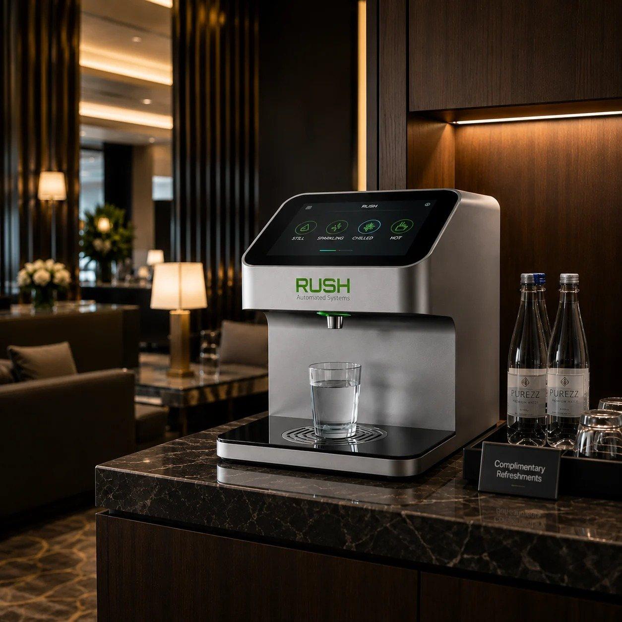 RUSH-DESK serving guests on location